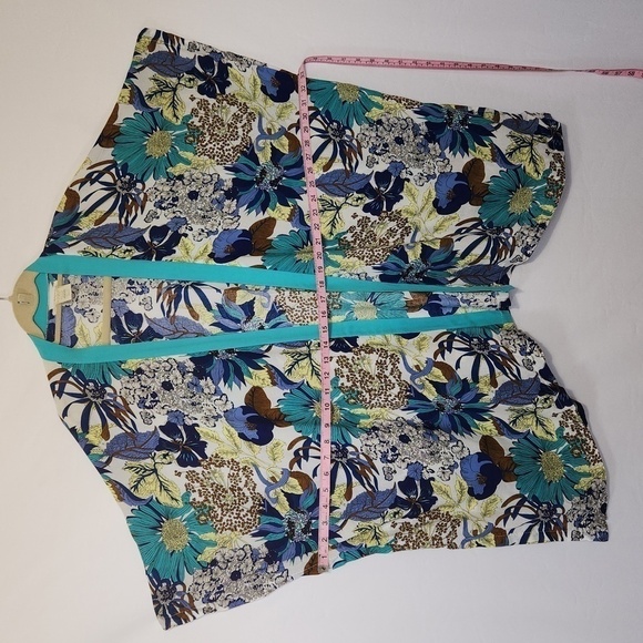 Do Everything In Love Women's Tropical Print Open Front Kimono Cardigan Beach - Picture 10 of 12